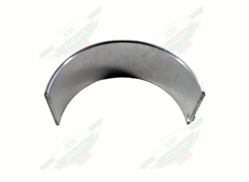 silver metal curve on white background