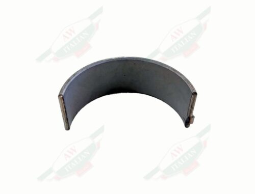 Silver metal curve on white background