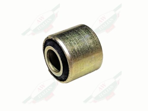 gold metal cylinder on white background