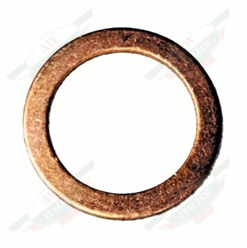 bronze metal circle on white background