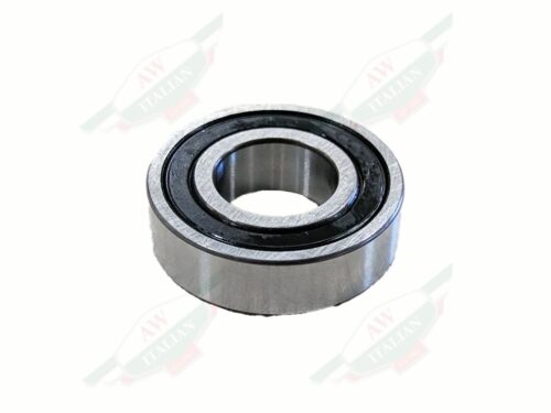 shiny silver ring on white background