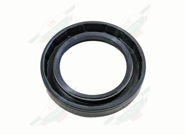 black rubber ring on white background