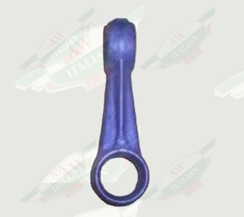 blue metal on white background