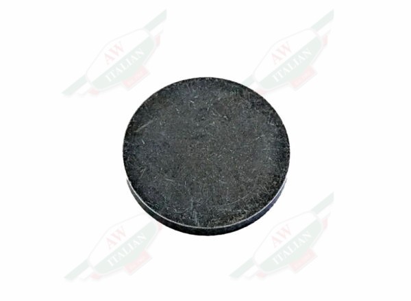 black circle on white background