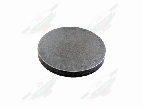 black circle on white background