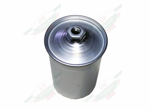 silver metal cylinder standing vertically on white background