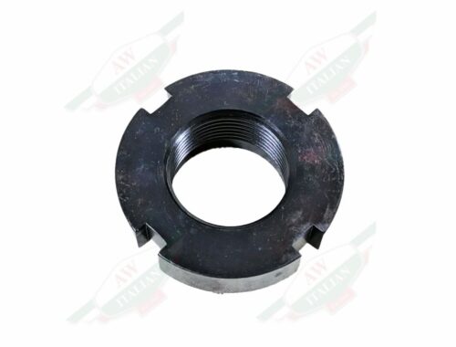 black metal circle on white background