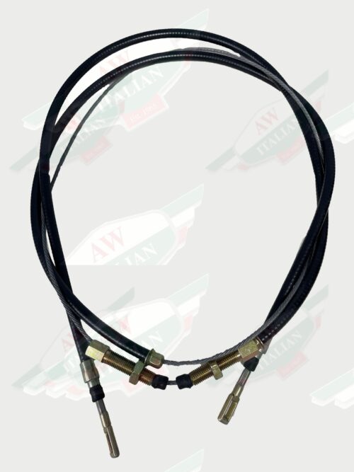 black metal wire cable on white background