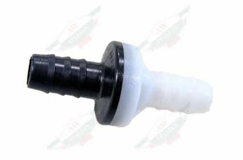 white black plastic on white background