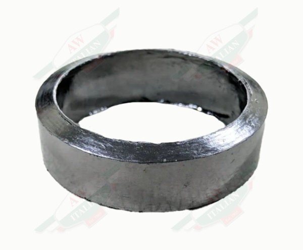 silver metal ring on white background