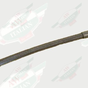 Silver metal rod on white background