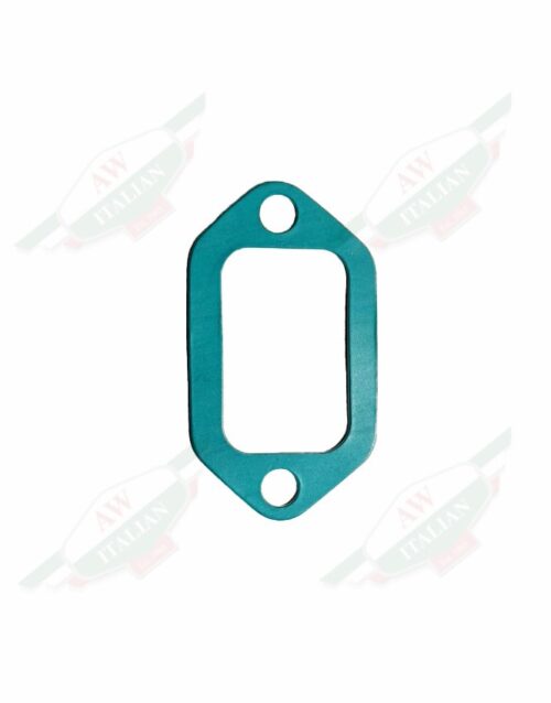 green gasket on white background