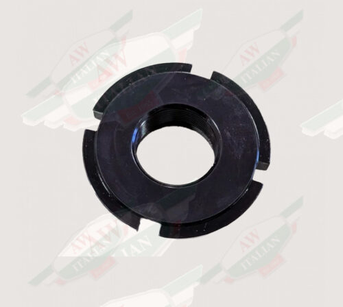 black nut ring on a white back ground