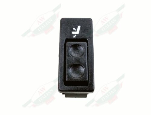 black plastic rectangle with plug on the back on white background