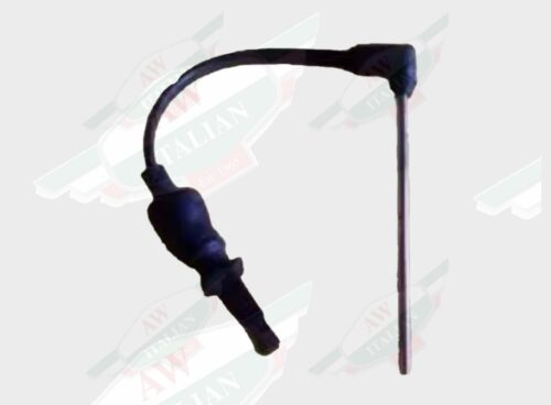 rubber black and silver rod