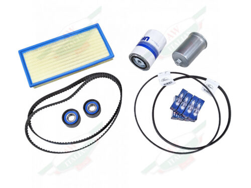 filters and belts and spark plugs