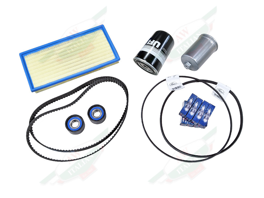 filters and belts and spark plugs
