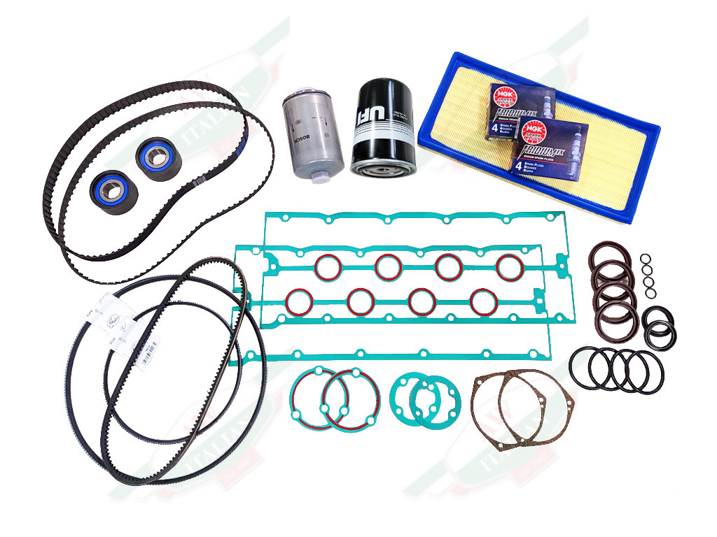 service kit with belts green gaskets and filters