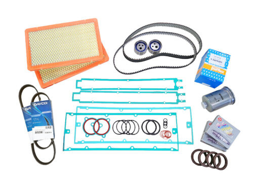 service kit with belts green gaskets and filters