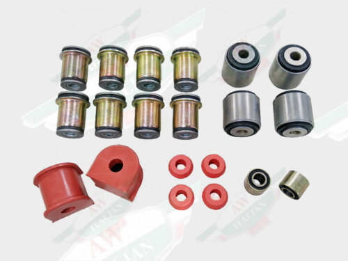 AW6308000R ferrari 308 rear bushing kit metal sleeved red rubber