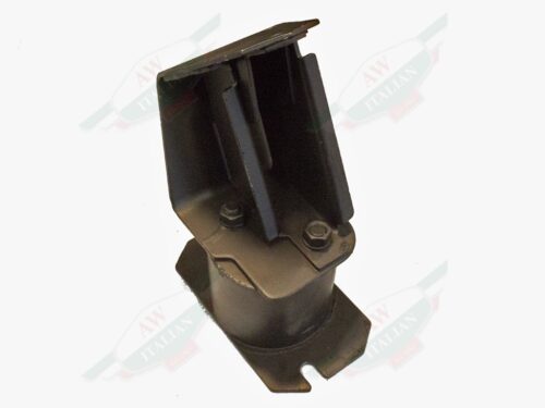 Black Alfa Romeo Engine Mount On White Background