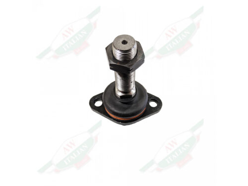 black metal ball joint on white background