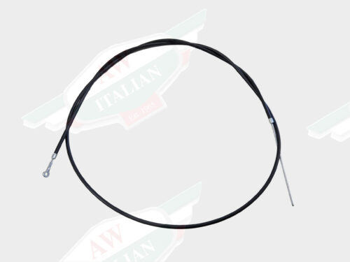 black wire on white background