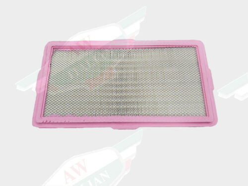 pink outlined square filter on white background