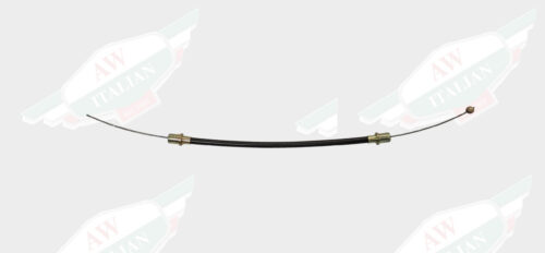 black horizontal cable on white background