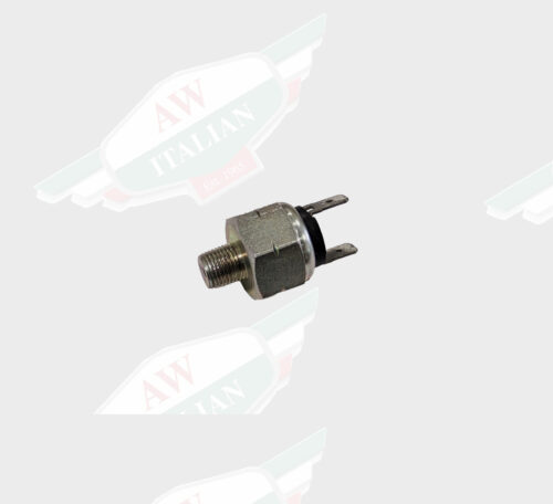 grey metal bolt on white background