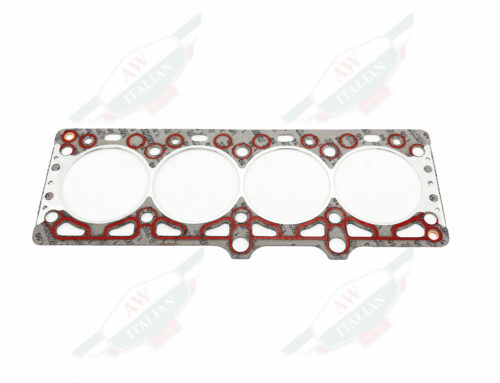 grey rectangular gasket on white background