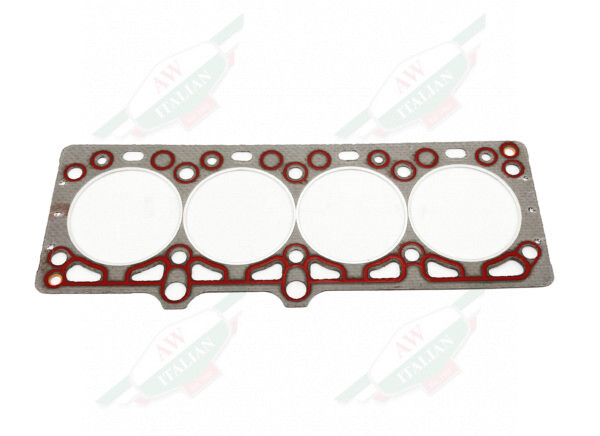 grey rectangular gasket on white background