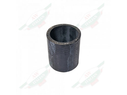 black rubber hose on white background