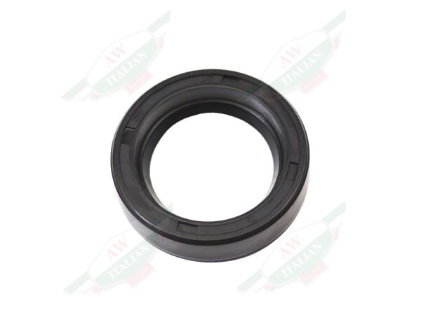 ferrari 101137 black rubber oil seal on white background