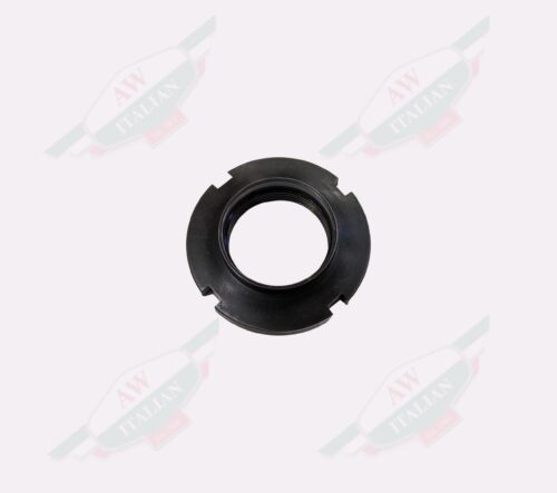 black gear on white background