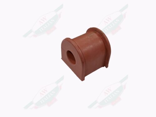 red rubber bushing on white background