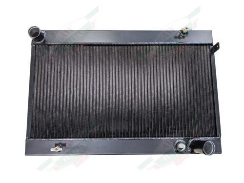 ferrari 116286 radiator aluminum black with white background