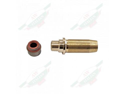 ferrari 117563 brass valve guide with red rubber seal