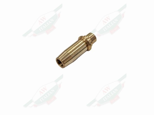 gold metal plug on white background