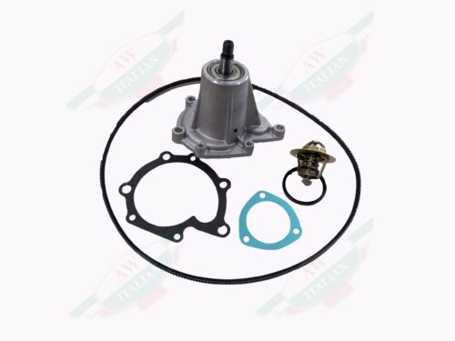 black belt, blue gasket, black gasket, and grey pump