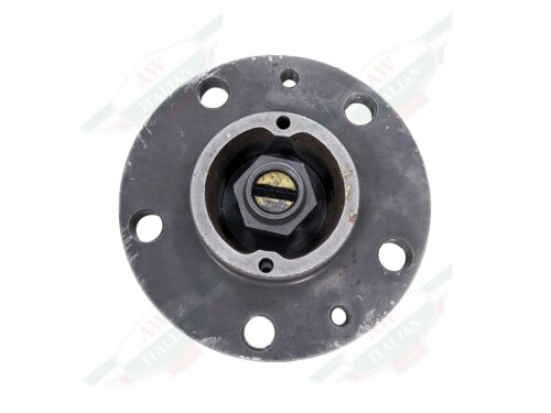 ferrari 124463 wheel hub metal with white background