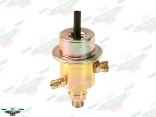 ferrari 125136 fuel pressure regulator gold metal cylinder with nipples