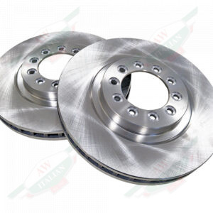 ferrari 125734 brake rotor pair silver metal discs