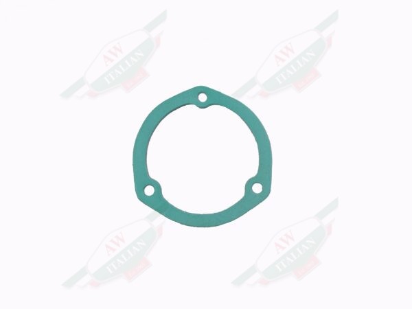 green gasket on white background