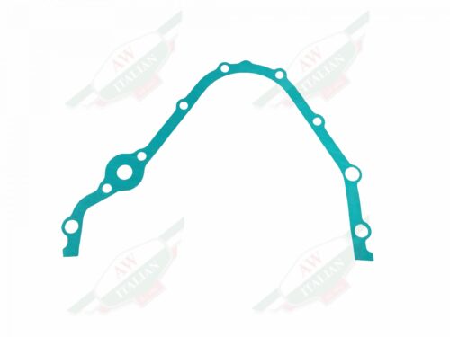 green gasket on white background