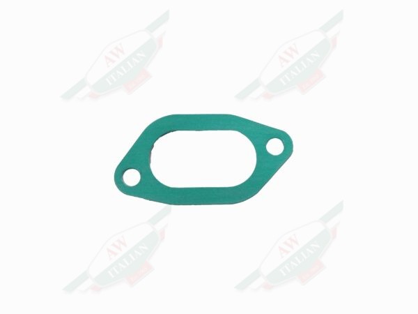 green gasket on white background