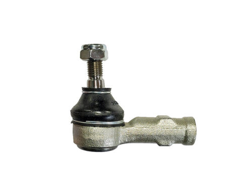 L shaped tie rod with nut on threaded end