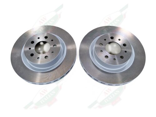 ferrari 160051x2 front brake rotor pair on white background