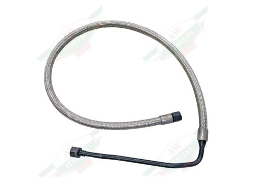 ferrari 174046 fuel hose return line right side stainless braided metal