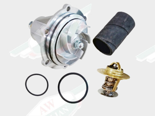 ferrari 177561K cooling kit water pump o-rings thermostat black hose